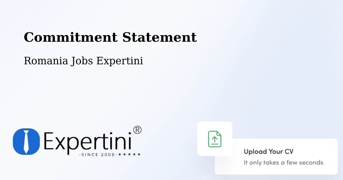 Corporate Commitment – Comuna Poieneşti - Romania Jobs Expertini
